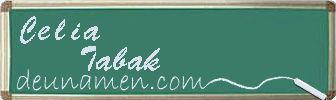 Celia Tabak Visitenkarte